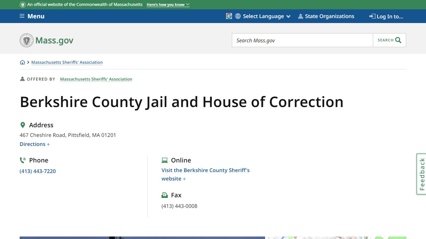 Berkshire County Jail and House of Correction | Mass.gov